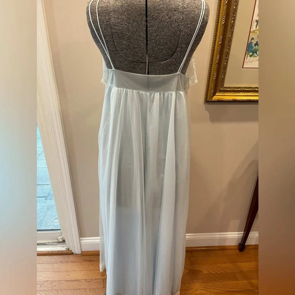 🆕Kayser baby blue peignoir‎ set-NWT/deadstock-size medium ladies VTG Rockabilly